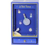 KALANKA-TROUSSELIER - Boite à Musique Traditionnelle - Grand Dancing Le Petit Prince . Saint Exupéry - Idéal Cadeau Enfant - Musique Nocturne de Chopin - Colori Bleu