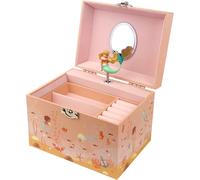 KALANKA-TROUSSELIER - Grande Boite à Bijoux Musicale Sirène - Vanity Case Enfant - Boite a Musique Fille - Coffret Musical Bijoux - Musique Menuet de Mozart - Cadeau Anniversaire Fille - Brille dans