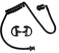 KALANKA-Tube acoustique de rechange transparent avec écouteurs en silicone souple pour radio bidirectionnelle Motorola Kenwood Baofeng Talkie Walkie Kit de casque (noir), B05/TUBE01+ME
