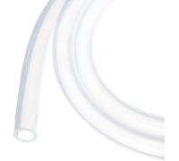 KALANKA-Tube en Silicone de 2 Mètres de Longueur, 10 mm de DI et 14 mm de DE, Transparent, en Plastique Industriel, pour Pompage, Vidange, Irrigation, Brassage, 3/8