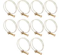 KALANKA-Tuyau Clips,1 pièces Ajustable Collier de Serrage Inox Tuyau Clips pour famille Tuyau d'eau, réservoir de gaz, tube d'automobiles, etc (59-64mm)