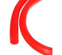 KALANKA-Tuyau en Silicone de 1M (3Pieds) 12,7mm DI 16mm DE Rouge Tuyau en Plastique Industriel en Silicone Clair pour Pompage, Vidange, Irrigation, Brassage, 1/2"" x 5/8