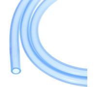 KALANKA-Tuyau en Silicone de 1M (3Pieds) 4mm DI 6,4mm DE Bleu Tuyau en Plastique Industriel en Silicone Clair pour Pompage, Vidange, Irrigation, Brassage, 0,16"" x 1/4