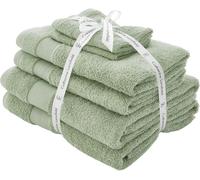 Kalanka-Tw/55660/W/Bale6/Sa Lot De 6 Balles De Salle De Bain En Coton Antibactérien Sauge