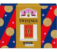 Kalanka-Twinings ¿ Calendrier De L¿Avent Thés & Infusions 2025 ¿ 24 Sachets Dégustation, 11 Thés Parfumés, 8 Infusions Gourmandes, 5 Thés Verts ¿ Idée Cadeau Noël, Coffret Édition Limitée Esprit Lond
