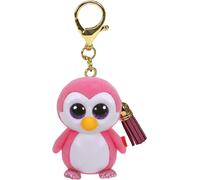KALANKA-TY Mini Boos Clips Peluche, 2008088, Rose, 9 cm (Lot de 1)