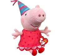 KALANKA-TY Peppa Pig Bonnets 20e anniversaire régulier \u2013 Jouet en peluche doux pour enfants, bébé, peluches, à collectionner