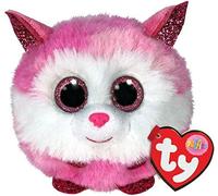 KALANKA-TY- Princess Pink Husky Puffies Peluches, 2007542, Multicolore