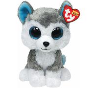 KALANKA-- TY36006 - Beanie Boo's - Peluche Slush Chien 15 cm, White, Green And Blue