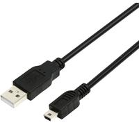 KALANKA-Type A vers Câble Mini B pour Chargeur D'appareil Photo Canon, Mini Câble USB 6Ft Compatible avec Garmin Nuvi, Chargeur de Contrôleur PS3, GoPro Hero 3 4, Dash Cam, lecteur MP3