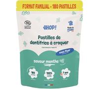 Kalanka-\U2013 180 Pastilles Dentifrice À Croquer Menthe Fraîche \U2013 Bio Cosmos, Avec Fluor, Zinc Citrate, 100% Naturel, Zéro Déchet, Sans Tube \U2013 3 Mois D`Utilisation, Fabriqué En France, Idé