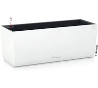 Kalanka-\U2013 Pot De Fleurs D`Extérieur \U2013 Balconera Color 50 \U2013 Réserve D`Eau Intégrée \U2013 Coloris Blanc \U2013 50 X 19 X 19 Cm