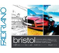 KALANKA-Unbekannt Honsell Bristol Block, 250 g/m², 20 feuilles, surface lisse, très effaçable, idéal pour illustrations, graphiques et design, Blanc., DIN A4