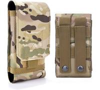 Kalanka-Universal Tactical Molle Holster Army Mobile Phone Belt Pouch Edc Security Pack Carry Accessory Kit Waist Bag Case Compatible Iphone 13/14/15/16 Series & Samsung Galaxy S24, A-Series