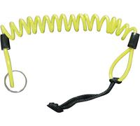 Kalanka-Urban 1.2m4 Cable De Rappel Enroulé Avec Anse Pour Frein, Plus Adaptable, Rappel Universel Pour Antivol Moto Bloque Disque Casque Scooter Vélo Trottinette, Jaune