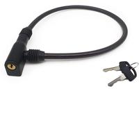 Kalanka-Urban 435 Cadenas Cable Antivol Pour Vélo, Acier Tressé Ø8mm, 60cm, Serrure De Sécurité, Chaine Antivol Pour Casque De Moto, Accessoires, Scooter, Vélo Électrique, Trottinette, Blocage De Rou