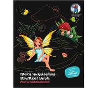 KALANKA-URSUS 24530001F Mon livre magique à gratter fée et princesses Motif fée et princesses 21 x 26 cm, Coloré