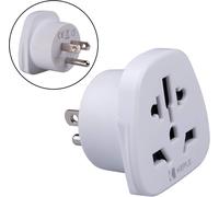 KALANKA-US USA Américain, Japan Adapter Voyage Type B Plug to à UK, Australia Australie, EU Europe European, Canada, New Zealand, Hong Kong, France FR, Swiss to American Adaptateur Fiche Universel Pr