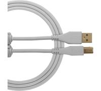 KALANKA-USB 2.0 (A-B) Straight White 3M Cable - Ultimate Audio Cable optimized for DJs and producers to maximize performance