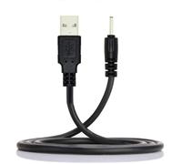 KALANKA-USB 2.0 Type A Male to 2x0.7mm DC 5V Power Plug Straight Connector Charging Cable 1.5m