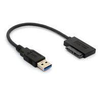 KALANKA-USB 3.0 à 7 + 6 Adaptateur de câble 13Pin Slimline SATA pour Ordinateur Portable CD Lecteur Optique DVD Rom