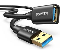 KALANKA-USB 3.0 Extension Cable Type A Male to Female 5Gbps Compatible with Gamepad Flash Drive Hub External Hard Drive Keyboard Printer Webcam, 1 m