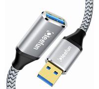 KALANKA-USB 3.0 Rallonge USB 1M, 5Gbps Cable Extension Mâle A vers Femelle A Compatible avec Clé USB, Hub USB, Manette PS4/PS5/Xbox, Disque Dur, Imprimante, Webcam
