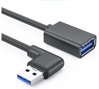 KALANKA-USB 3.0 Super Speed USB Type A Male Female High Speed 5Gbps Extension Cable for Printer, Mouse, Keyboard, Hub, USB Stick, PS Controller, HDD, Computer Black 25cm