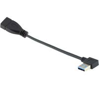 KALANKA-USB 3.0 Type A Male to USB 3.0 Type A Female Left Angled Extension Cable