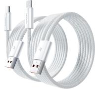 KALANKA-USB A to USB C Cable [2pcs 1.5M] 6A Nylon USB C Cable Fast Charging, Type C Data Cord for iPhone 16 15 Pro Max, Samsung S24 S23 Note 10, Huawei P60, Honor, Xiaomi, Oppo, Vivo