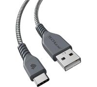KALANKA-USB C Braided Charger/Transfer Cable (1m) Compatible with iPad Pro 12.9/11 2022/2021/2020/2018, iPad 10th Generation, Mini 6, Air 4 2022/2020 5th/4th Generation [Silver]