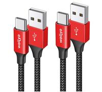 KALANKA-USB C Cable [1M+1M/Pack of 2], USB Type C 3A Braided Fast Charging Cable for iPhone 16 Plus Pro Max 15 Galaxy S24 Plus Ultra S23 S22 A20A35 Redmi Note 13 Pro 12 P60 Controller