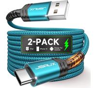 KALANKA-USB C Cable 2 Pack 3.1A 6.6ft USB C Cable Fast Charging Cable Compatible with Samsung Galaxy S22 S21 S20 S10 S9 S8 Plus, Note 20 10 9 8, A3 A5, LG G5 G6 V20, Huawei P30 P20