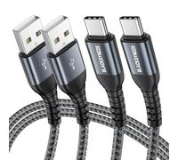 Kalanka-Usb C Cable, [2m, Pack Of 2] 3.1a Fast Charge Usb C Charger Nylon Braided Usb Type C Cable For Iphone 16 15 Pro Max, Samsung Galaxy S24 S23 S22, Note 20, Huawei P60, Pixel 7