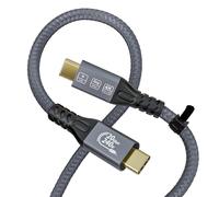 KALANKA-USB C Cable 3.2 Gen 2x2 1M, Nylon USB-C Cable 240W PD 3.1 Quick Charge USB 3.2 Video 4K 60Hz Data Sync at 20Gbps for iPhone 15 Pro Max, MacBook, iPad Pro, Samsung Galaxy, Monitors
