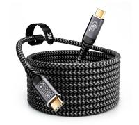 KALANKA-USB C Cable 5 m, 20 Gbps USB C 3.2 Gen2 Cable, 100 W 20 V/5 A Fast Charging, Video Transmission 4K @ 60Hz for i-Phone, MacBook Pro, Samsung S24. USB C Cable 5 m