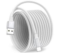 Kalanka-Usb C Cable 5 M, Long Usb A To Usb C Fast Charging Nylon Braided Usb Cable Charger Cord For Iphone 15, Samsung Galaxy S24 A34 A13 A15 A16, Pixel, Redmi
