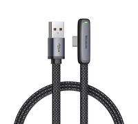 KALANKA-USB C Cable Charging Cable USB C 3A Fast Charging Cable Samsung 90 Degree Nylon Charging Cable Compatible with Samsung Galaxy S24 S23 S22 S21 Note 10, Huawei P60