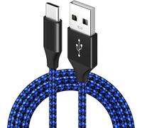 KALANKA-USB C Charger Cable 3M, USB 2.0 Type C Fast Charging 3A Braided USB A to USB C 480Mbps Data Transfer Compatible with Samsung Galaxy S22 S21 S20 Sony Xperia Huawei Pixel HTC Xiaomi