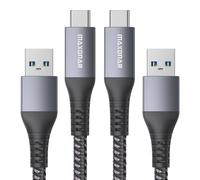 KALANKA-USB C Charging Cable 2pcs 10Gbps Data Cable USB A Android QC3.0 Car Cable Fast Charge 3.1A Data Transfer Cable for Samsung Note20 Galaxy S23 Z Flip5 Pixel 8 2m/6.6ft