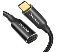KALANKA-USB C Extension Cable 1 m, USB 3.2 USB-C Male to Female Cable Supports 10Gbps Sync 100W Charge for iPhone 15/15 Plus/15 Pro, MacBook Pro/Air, Galaxy S23/S22/S21, Pixel 8/7/6, Pad, Hub