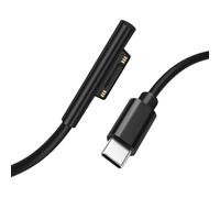 KALANKA-USB-C Male to Surface Magnetic Charging Cable, Supports PD up to 45W(15V/3A), Fast Charging, Compatible with Microsoft Surface Pro 7/6/5/4/3GB/Book Laptop 4/3/2, 0.5m/1.64ft