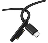 KALANKA-USB-C Male to Surface Magnetic Charging Cable, Supports PD up to 45W(15V/3A), Fast Charging, Compatible with Microsoft Surface Pro 7/6/5/4/3GB/Book Surface Laptop 4/3/2, 2m/6.56ft