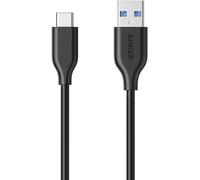 KALANKA-USB C to USB 3.0 Cable 90 cm PowerLine+ Extra Strong with Pouch for USB Type C Devices (Samsung Galaxy S8/S8+/S9, New MacBook, Google Pixel, Nexus 6P, LG V20/G5/G6 ¿)