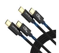 KALANKA-USB C to USB C Cable (0.5M-Pack of 2) 240W 100W PD 3.1 USB C Cable Fast Charge 10Gbps Data Transfer USB Type C Nylon Braided Cable for iPhone 15 Series Samsung iPad MacBook