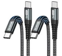 KALANKA-USB C to USB C Cable [1M+1M, Pack of 2], 100W Type C Cable Rapid Charge PD Charger Type C Nylon Braided for iPhone 16/15 Pro Max, Samsung Galaxy S24/S23/S22, Pad Pro, Huawei P60/Mate, Pixel