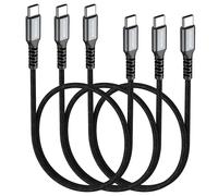 KALANKA-usb c to usb c cable 1m 3pcs, usb c charger cable 100cm pd 65w usb 2.0 fast charging cables compatible with iphone 15 16 and usb-c devices