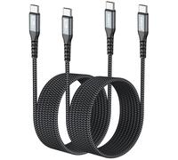KALANKA-usb c to usb c cable, 60w 3m*2 usb c to pd fast charging cable usb type c to type c charging cable compatible with iPhone 16/15 Pro Max, MacBook Pro, iPad Pro, MacBook Air