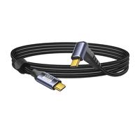KALANKA-USB C to USB C Cable 90 Degree 10Gbps USB Type-C 3.1 Gen2 Male to Male Data Transfer 4K@60Hz Fast Charging Video Cable 100W (1M/3.3FT)