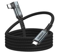 Kalanka-Usb C To Usb C Cable 90 Degree 2m 20gbps Usb C Cable Fast Charge 100w, Video Transmission 4k@60hz Usb Type C Cable For Iphone 16/15 Series, Galaxy S24/S23, Ipad Pro 2022, Macbook Pro 2020